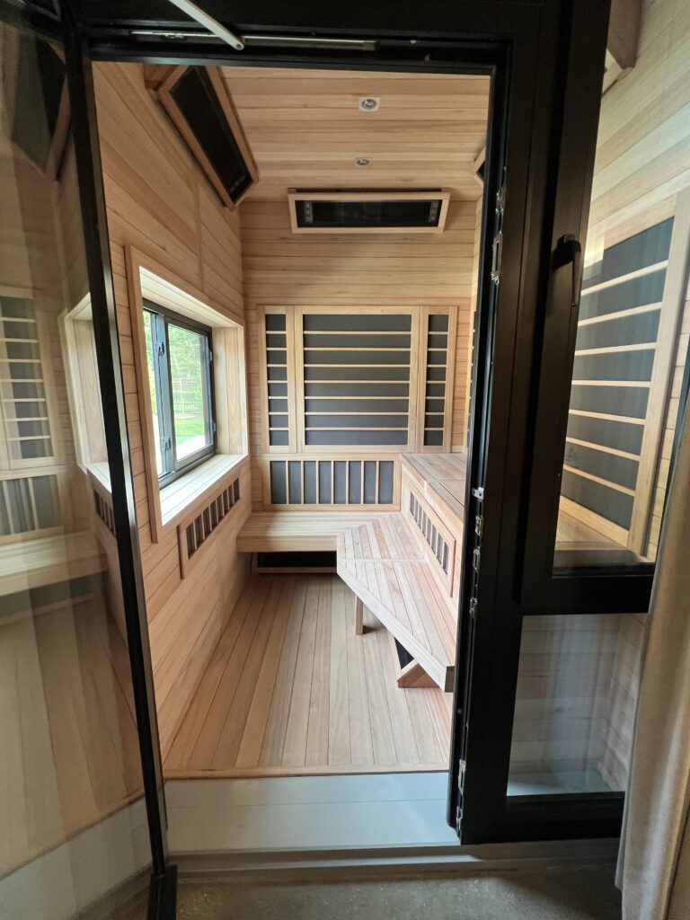 Custom sauna build
