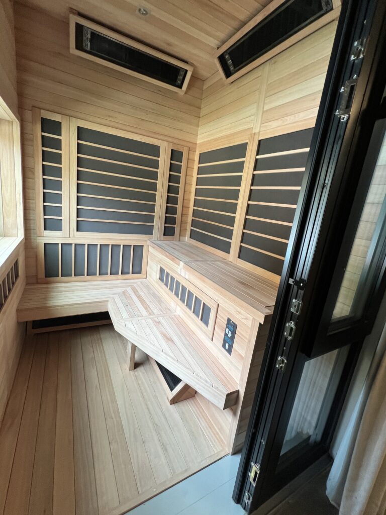 Custom sauna build