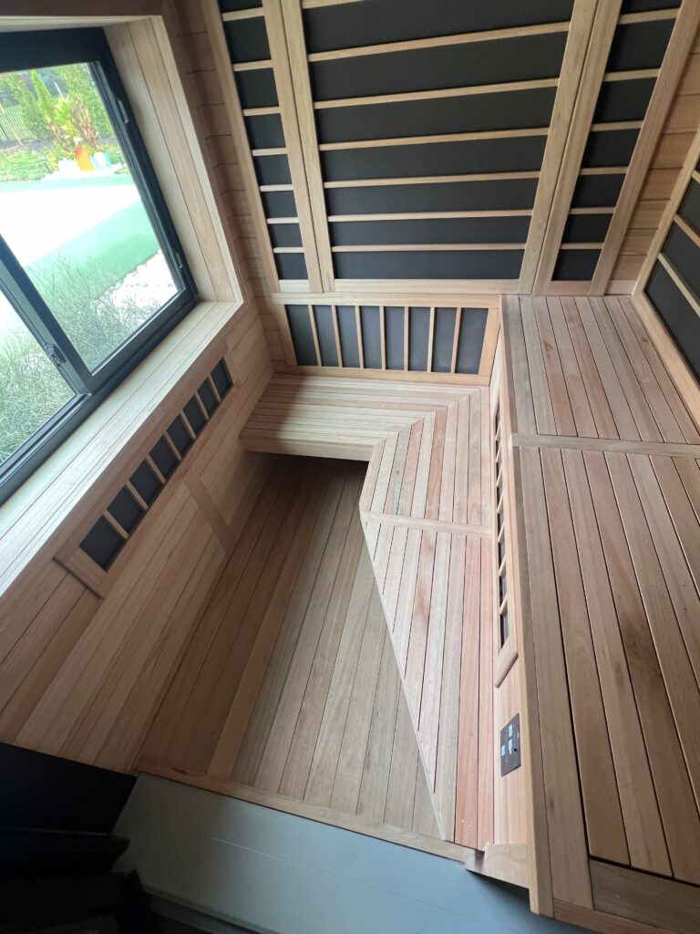Custom sauna build