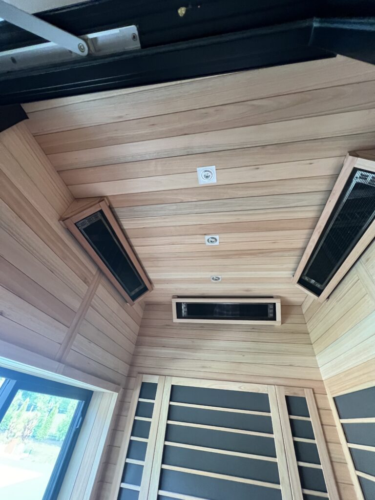 Custom sauna build