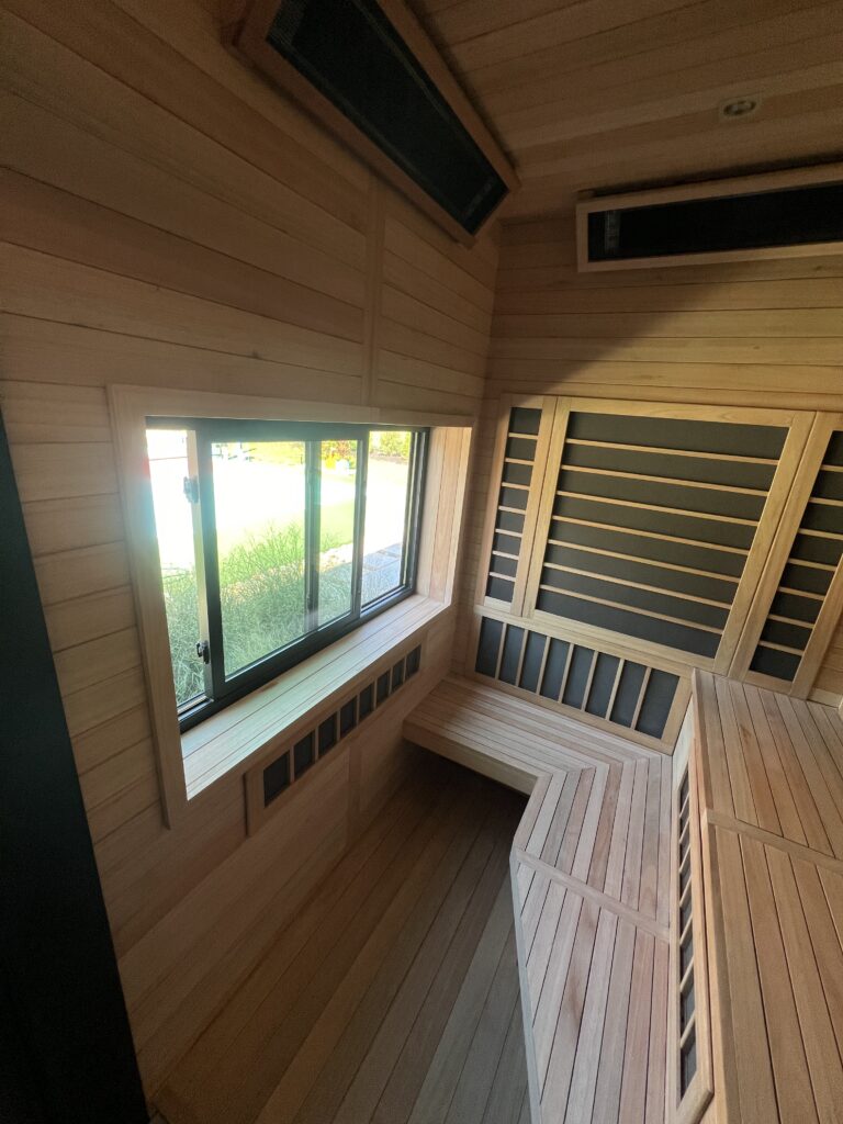 Custom sauna build