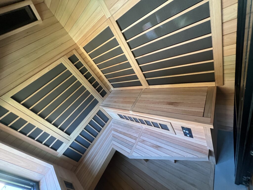 Custom sauna build